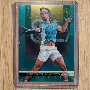 Lorenzo Musetti 2024 Tennis Topps Chrome 036/399